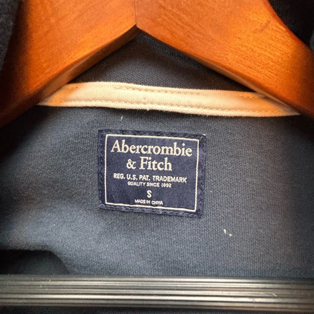 Abercrombie & Fitch Dark Blue Zipper front Jacket MENS